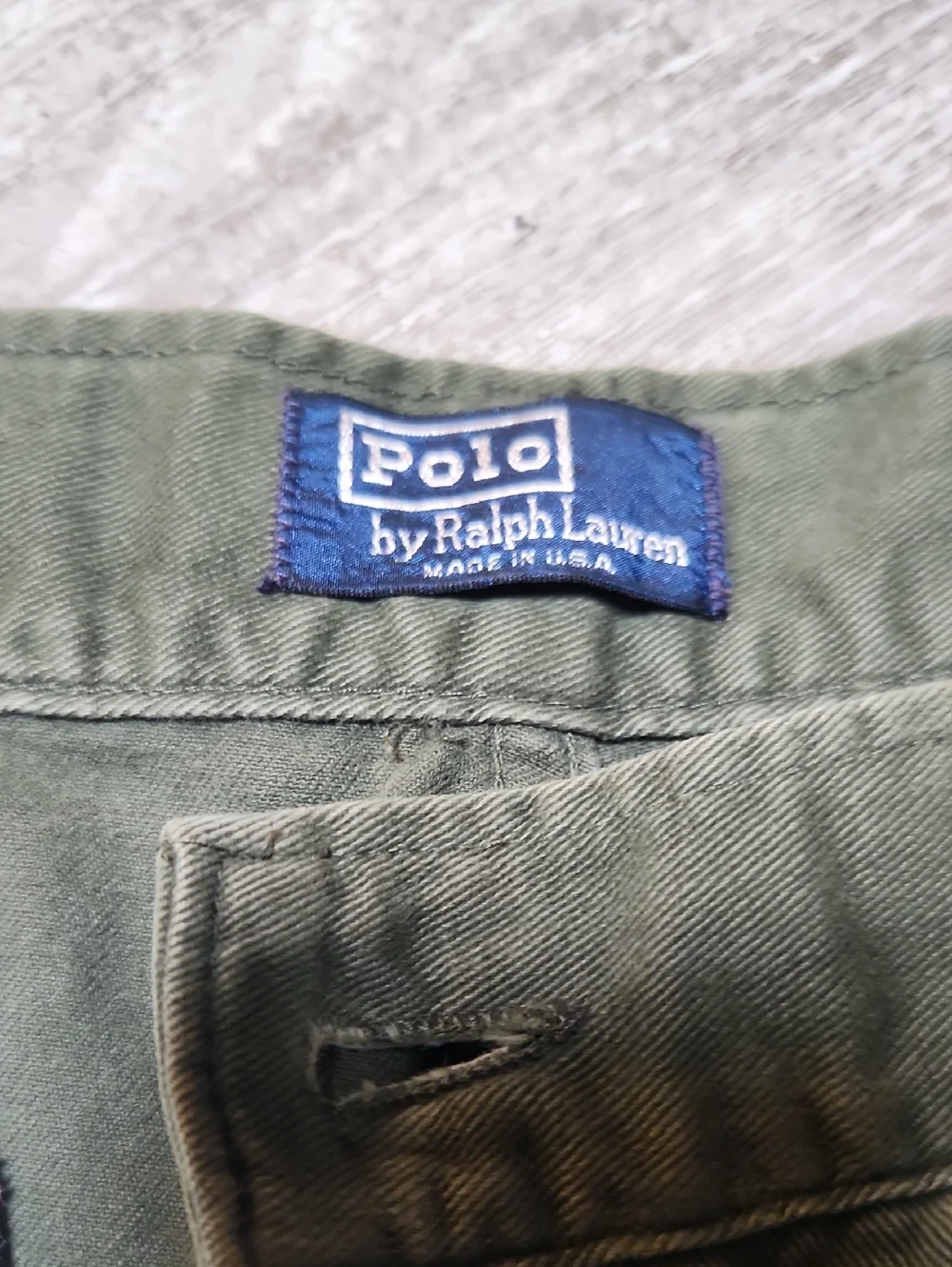Vintage Polo Ralph Lauren Olive Green Cargo Pants - Relaxed Fit